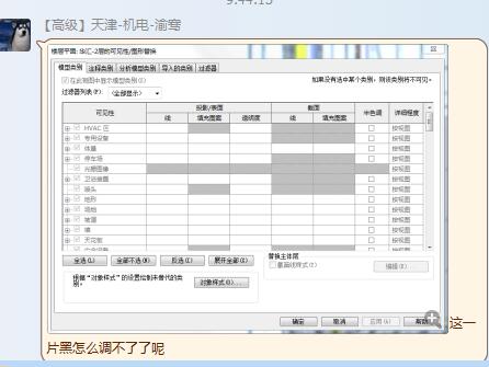 Revit視圖可見性設置VV灰色的無法修改？