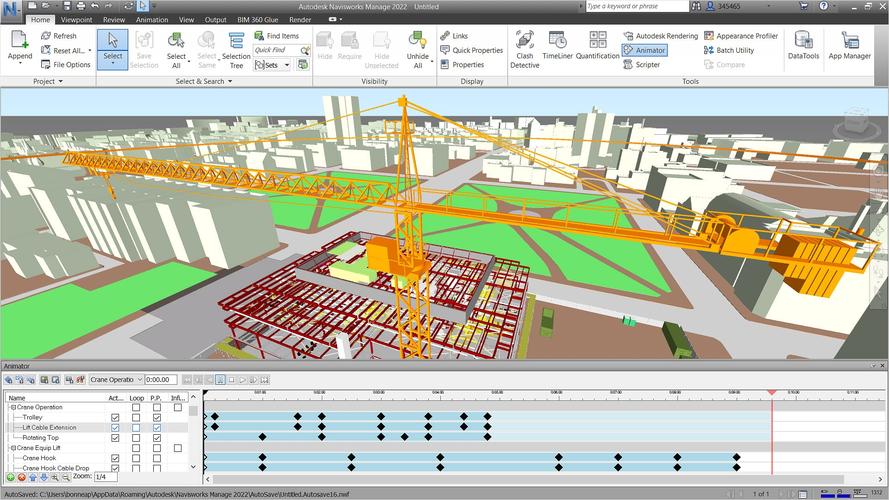步驟指南：使用Navisworks進(jìn)行施工模擬動(dòng)畫(huà) - BIM,Reivt中文網(wǎng)