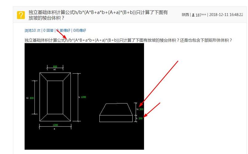 計算獨立基礎清單數(shù)量的公式改寫： - BIM,Reivt中文網(wǎng)