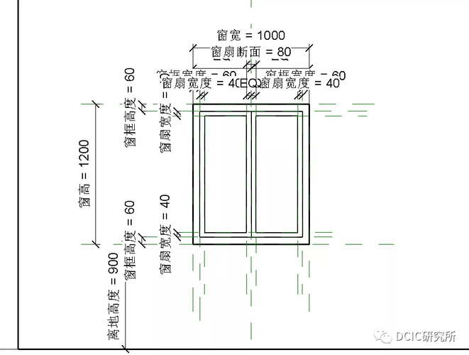 窗戶(hù)在墻體內(nèi)不可見(jiàn)的revit平面圖設(shè)計(jì) - BIM,Reivt中文網(wǎng)