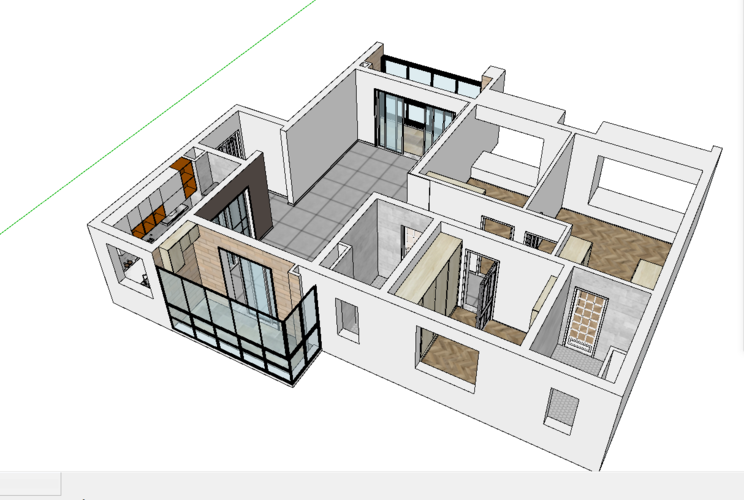 使用SketchUp只需幾秒鐘即可制作完美的90°軸測圖 - BIM,Reivt中文網(wǎng)