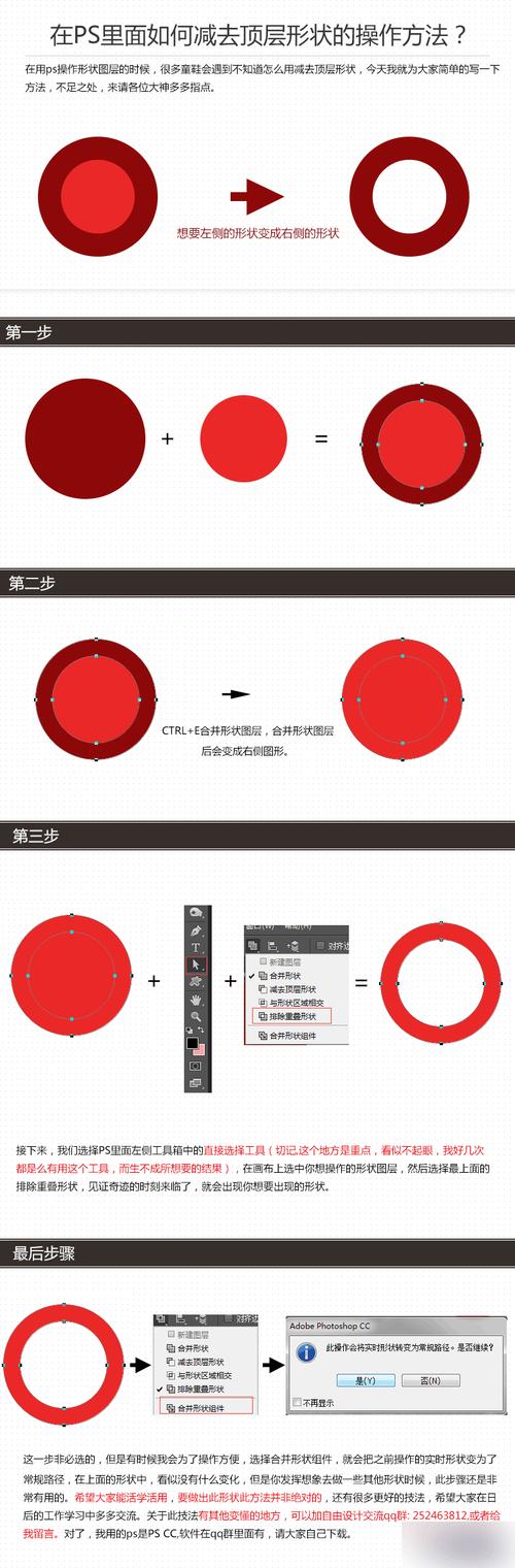 PS頂層形狀如何使用減去功能？簡易指南：PS頂層形狀減去功能詳解。 - BIM,Reivt中文網(wǎng)